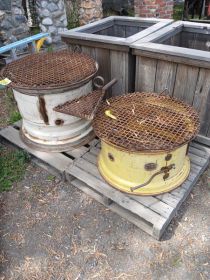 CUSTOM FIRE PITS, ARCHED GREENHOUSES