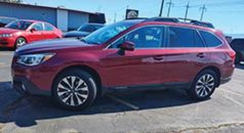 THIS VERY CLEAN 2017 RED SUBARU OUTBACK