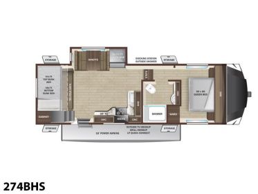 5TH WHEEL BRAND NEW 2024 STARCRAFT BUNKHOUSE 