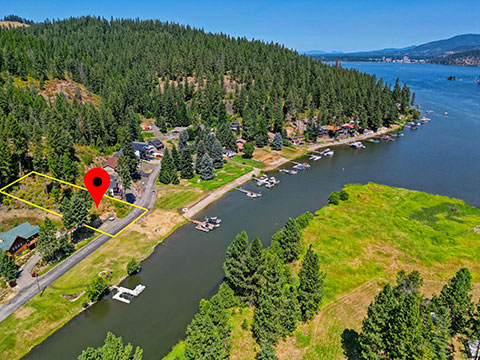 LAKE COEUR D'ALENE WATERFRONT LOT, ONLY $679,000 LAKE COEUR D'ALENE WATERFRONT LOT, ONLY $679,000