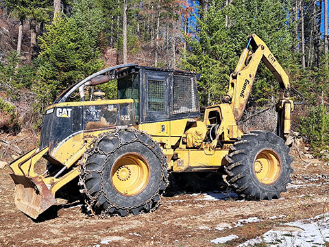 1997 CAT 525 SWING GRAPPLE SKIDDER