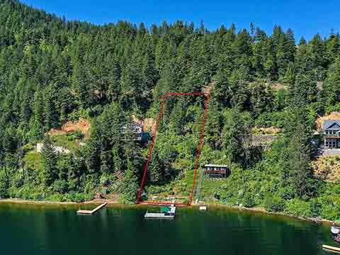 65' DEER LAKE WATERFRONT! BEAUTIFUL PINE BAY