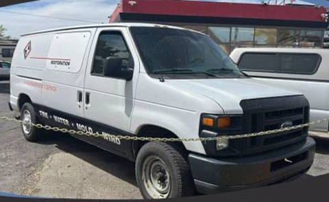 2009 FORD E-150 CARGO VAN