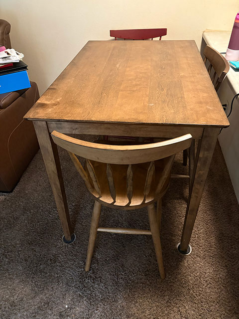 DARKWOOD COUNTER HEIGHT TABLE