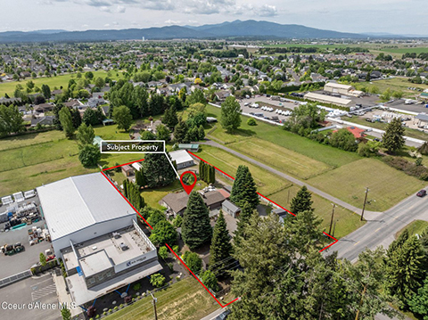 1.1 ACRES ZONED COMMERCIAL IN HAYDEN, ID