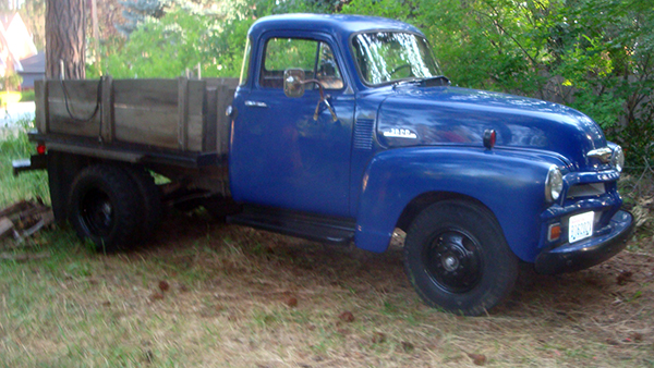 1954 CHEVY TRUCK IN SPOKANE, $15,000