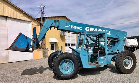 1997 GRADALL 534C 6K TELEHANDLER FORKLIFT