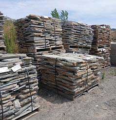 FLAGSTONE, CUSTOM FIRE PITS, NEW STOCK OF FEATURE BOULDERS