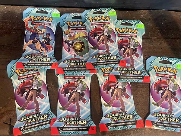 POKEMAN PACKS ARE AVAILABLE AT THE TROVE