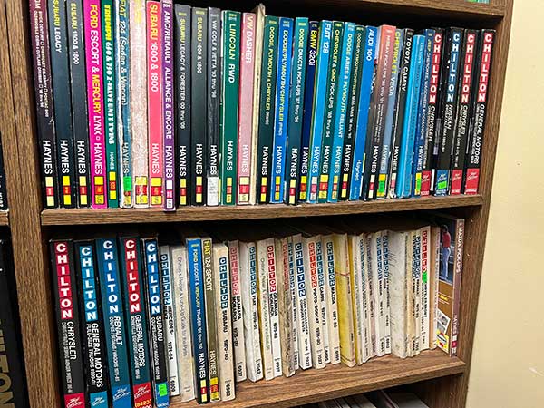 GARLAND TREASURE TROVE HAS AUTOMOTIVE REPAIR MANUALS