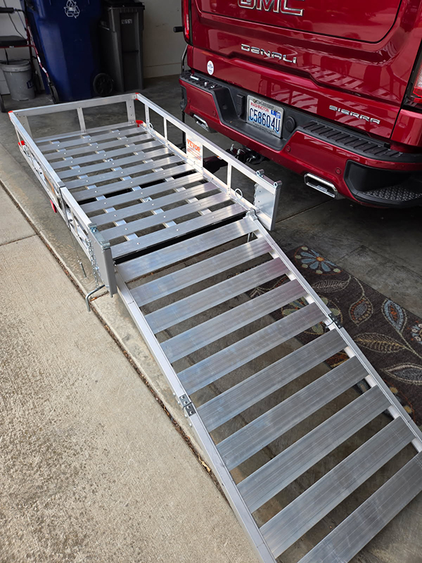 NEW CARGO CARRIER FOR WHEELCHAIR OR SCOOTER