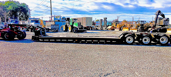 2006 TRAIL KING TK110RGN 55 TON TRI AXLE LOWBOY
