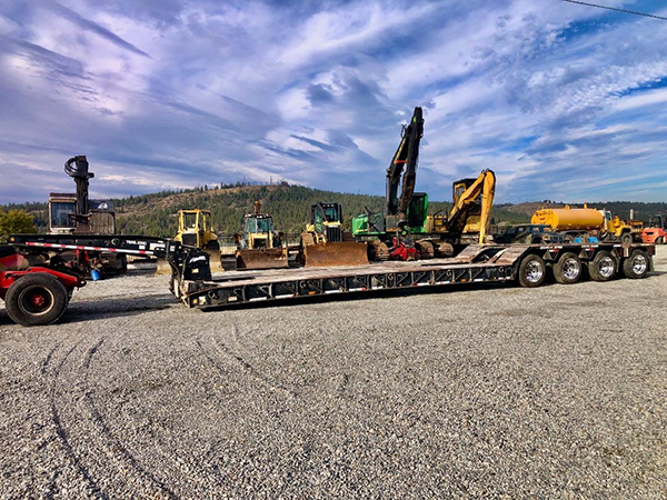 2013 TRAIL KING TK110RGN 55 TON QUAD AXLE LOWBOY