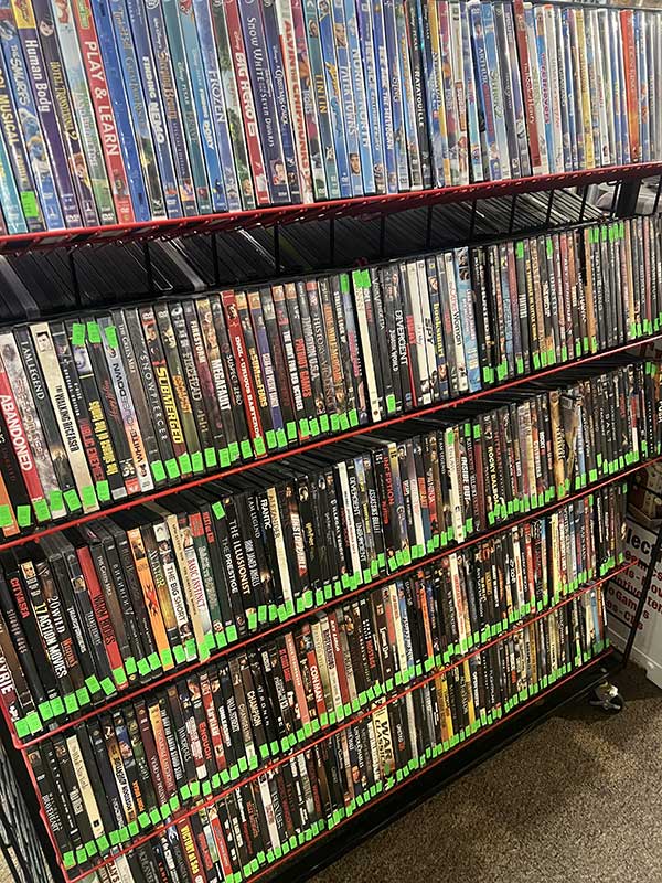 TREASURE TROVE HAS HUNDREDS OF DVDS