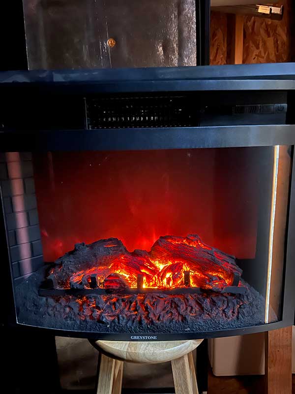 USED RV ELECTRIC FIREPLACE