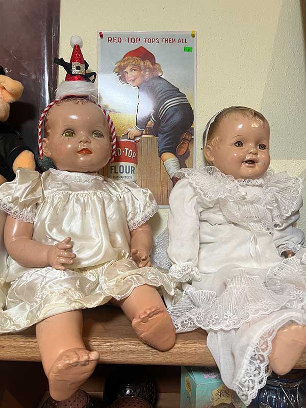 ANTIQUE DOLLS AVAILABLE AT THE TROVE