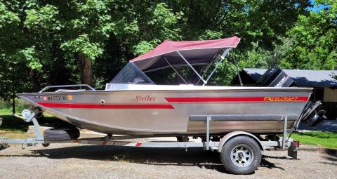 1990 17’ EXCELCRAFT WELDED ALUMINUM BOAT