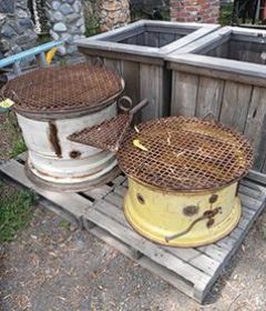 CUSTOM FIRE PITS, NEW STOCK OF FEATURE BOULDERS, FLAGSTONE