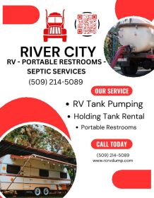 RV TANK PUMP OUT SERVICE. FAST, CLEAN & HASSLE FREE!