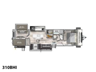 2025 FOREST RIVER BUNKHOUSE THAT SLEEPS 8!