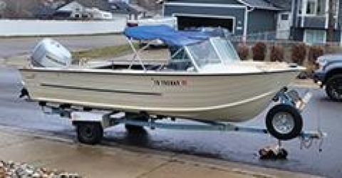 1972 18' STARCRAFT ALUMINUM HOLIDAY PLEASURE CRAFT