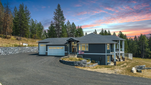 SECLUDED RETREAT ON 30 ACRES - ELK, WA - CALL NOW TO SEE!