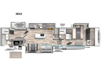2023 FOREST RIVER CHEROKEE ARCTIC WOLF 3910 SUITE