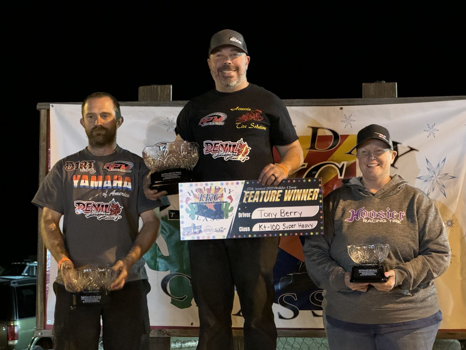 Tony Berry trophy at Tucson