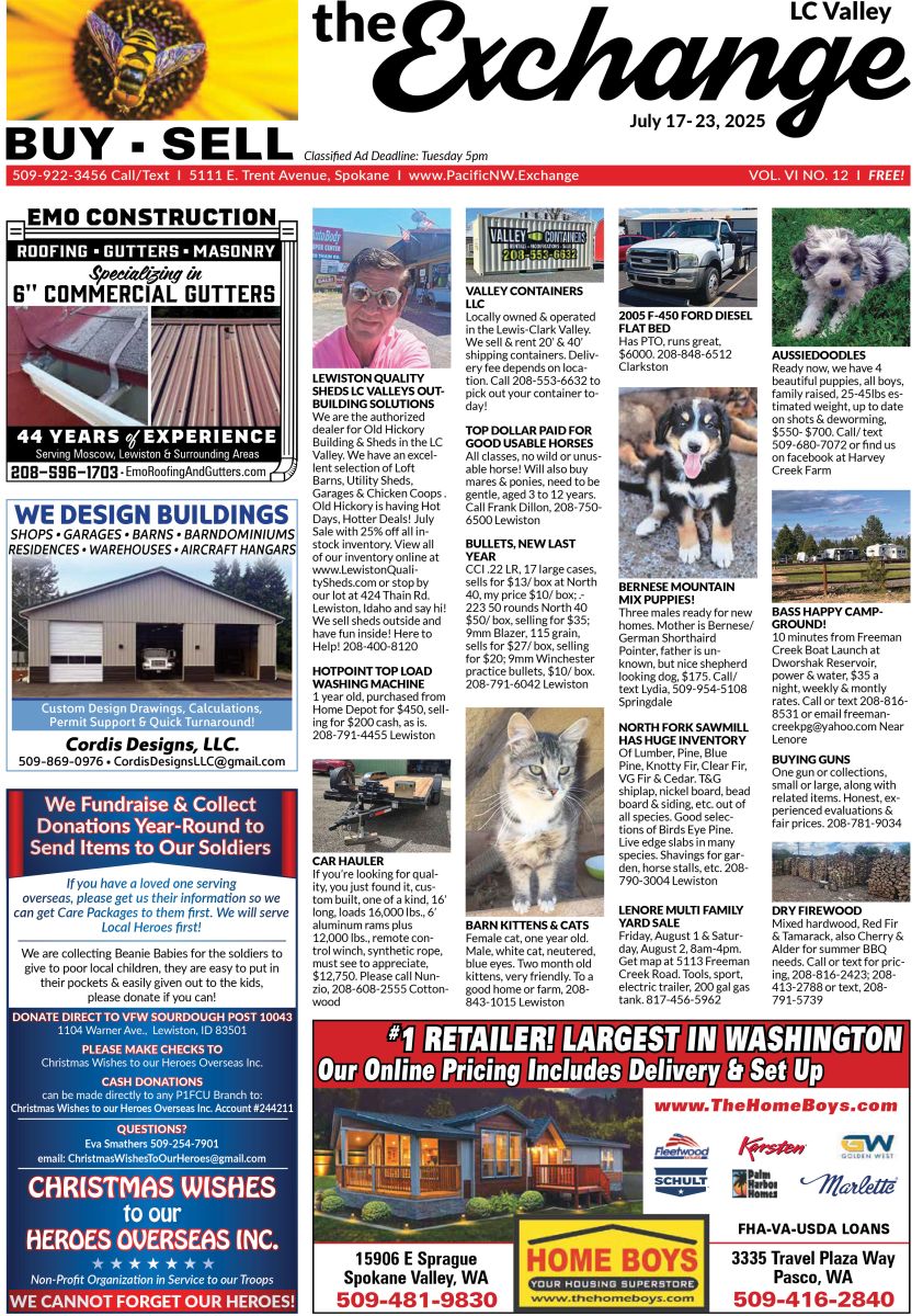 Front Cover of the LC Valley edition of the Exchange