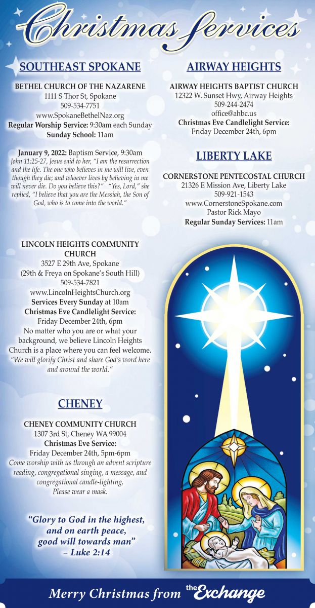 2022 Church Christmas Programs Spokane Wa View Holiday Church Services - Spokane Exchange